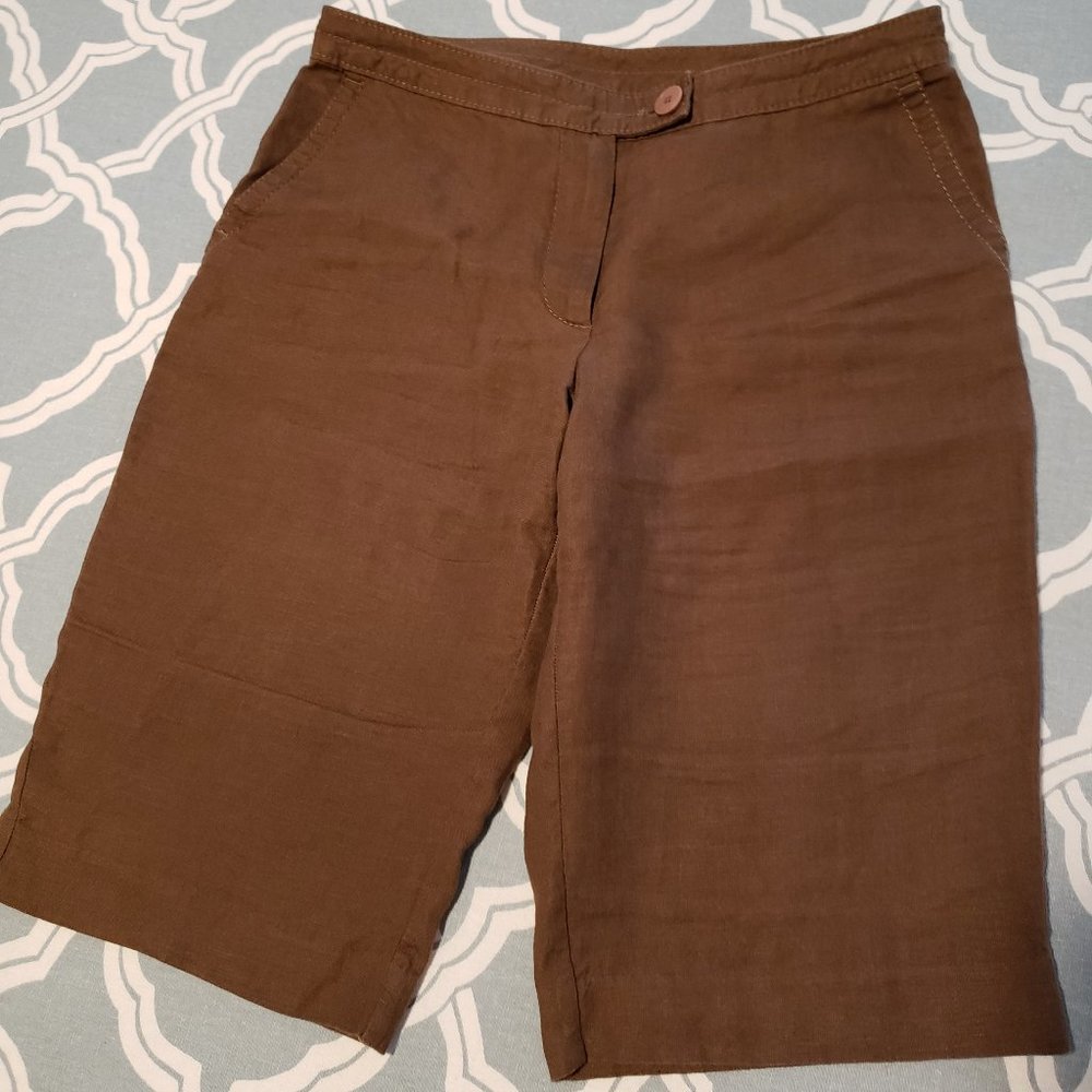J.Jill 100% Linen Genuine Fit Shorts
